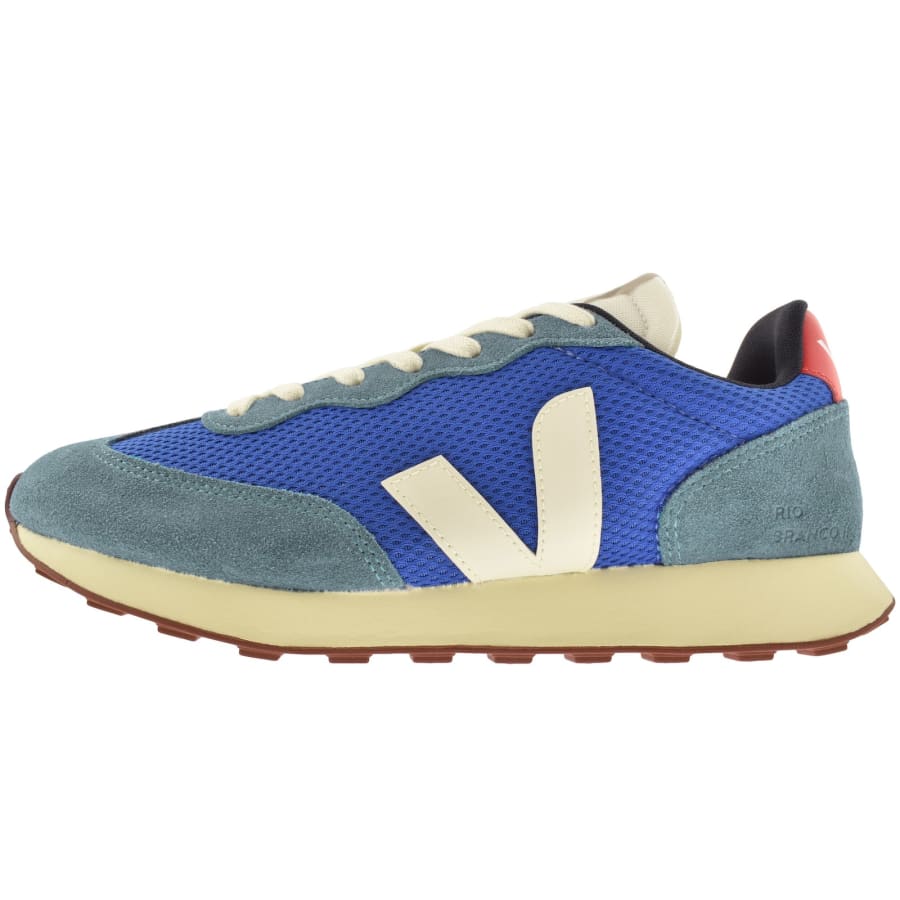 【関税込み】Rio Branco Ii Sneakers - Veja - Nylon - Blue Veja Rio Branco II Alveomesh Trainers Blue | Mainline Menswear